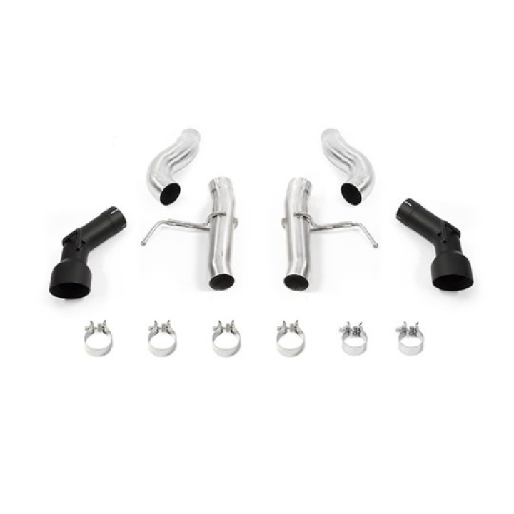 Chevrolet Camaro 2.0T Race Axle-Back Exhaust 2016+ Dual Black Tips Mishimoto in the group Select car model / Chevrolet / Camaro Gen.6 15+ / Tuning at DDESIGN Scandinavia AB (MMEXH-CAM4-16ADTRBK)