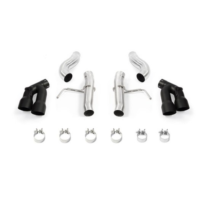 Chevrolet Camaro 2.0T Race Axle-Back Exhaust 2016+ Quad Black Tips Mishimoto in the group Select car model / Chevrolet / Camaro Gen.6 15+ / Tuning at DDESIGN Scandinavia AB (MMEXH-CAM4-16AQTRBK)