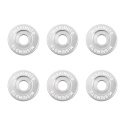 Fender Washer Kit Small 6pcs Silver Mishimoto