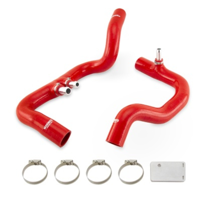 18+Jeep Wrangler JL/20+Gladiator JT Rad Hose Kit AT Red Mishimoto in the group Select car model / Jeep / Wrangler JL 2018+ / Tuning at DDESIGN Scandinavia AB (MMHOSE-JLP-18ARD)