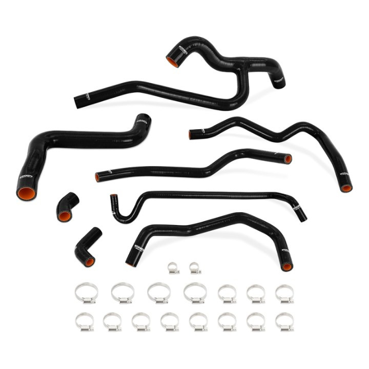 05-10 Mustang V6 Silicone Radiator + Heater Hose Kit Black Mishimoto in the group Select car model / Ford / Mustang 05-14 / Tuning / Radiator & Hoses at DDESIGN Scandinavia AB (MMHOSE-MUS40-05BK)