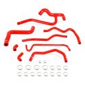 05-10 Mustang V6 Silicone Radiator + Heater Hose Kit Red Mishimoto
