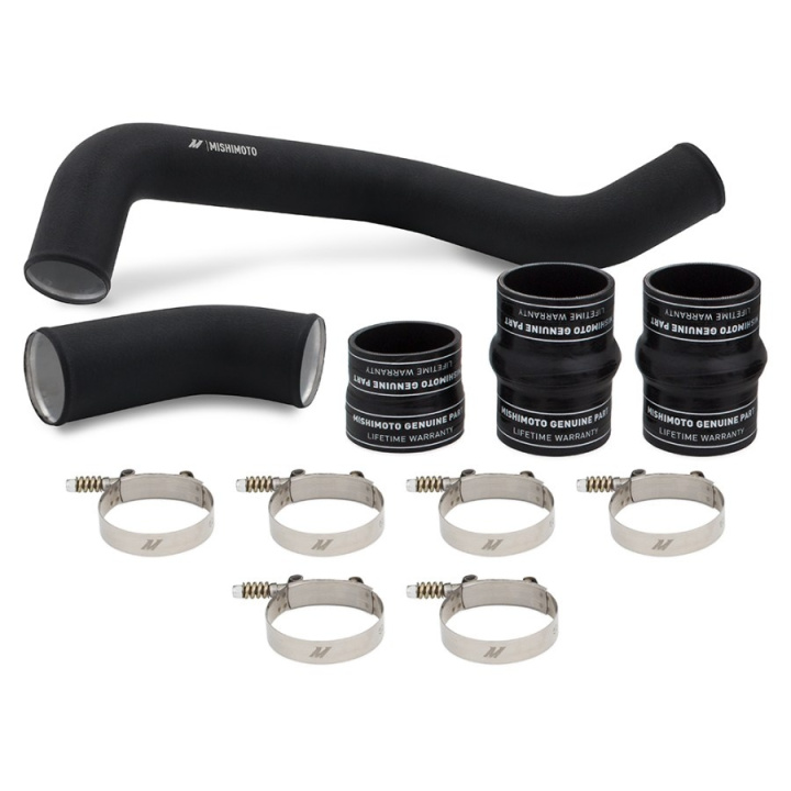 17-19 GM 6.6L L5P Hot-Side Pipe and Boot Kit Wrinkle Black Mishimoto in the group Select car model / Chevrolet / Silverado 14+ / Tuning / Intercooler & Pipes at DDESIGN Scandinavia AB (MMICP-DMAX-17HWBK)
