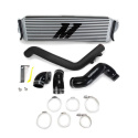 Honda Civic Type R Intercooler Kit 2017+ Silver w/ Wrinkle Black Pipes Mishimoto