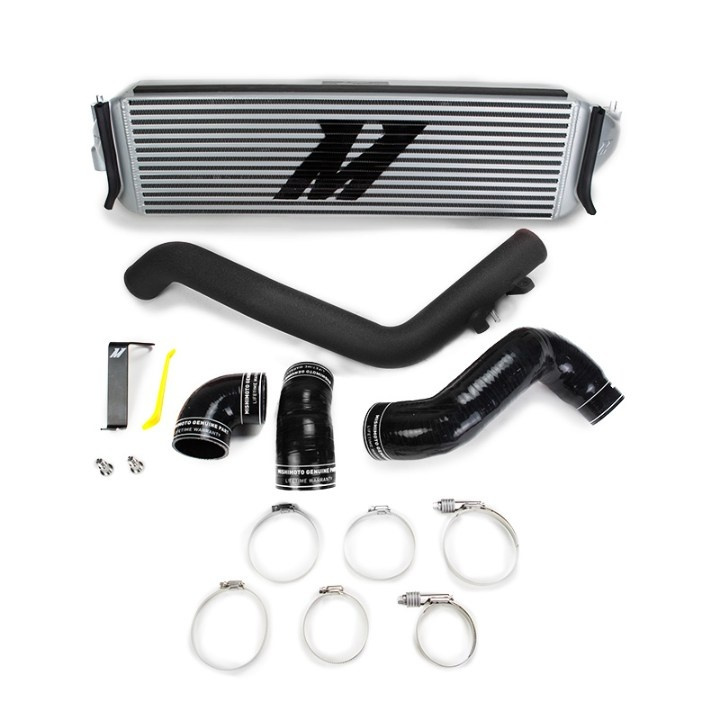 Honda Civic Type R Intercooler Kit 2017+ Silver w/ Wrinkle Black Pipes Mishimoto in the group Select car model / Honda / Civic Type R FK2 15-17 / Tuning / Intercooler & Pipes at DDESIGN Scandinavia AB (MMINT-CTR-17KSLWBK)