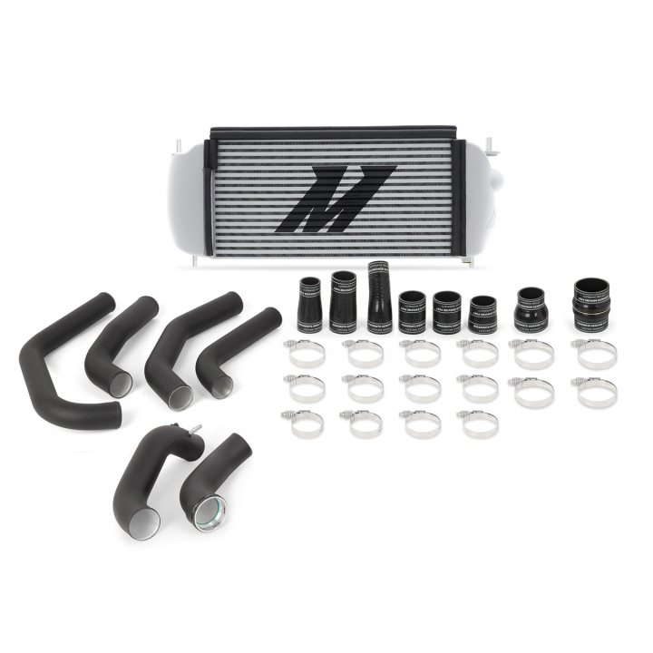 Ford F-150 2.7L EcoBoost Intercooler Kit 2015-2017 Silver w/ Wrinkle Black Pipes Mishimoto in the group Select car model / Ford / F-150 15+ / Tuning / Intercooler & Pipes at DDESIGN Scandinavia AB (MMINT-F27T-15KBSL)