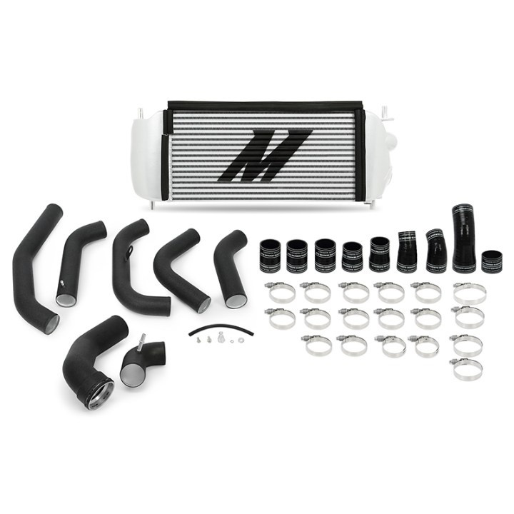 Ford F-150 3.5L EcoBoost Intercooler Kit 2015-2016 Silver w/ Wrinkle Black Pipes Mishimoto in the group Select car model / Ford / F-150 15+ / Tuning / Intercooler & Pipes at DDESIGN Scandinavia AB (MMINT-F35T-15KBSL)