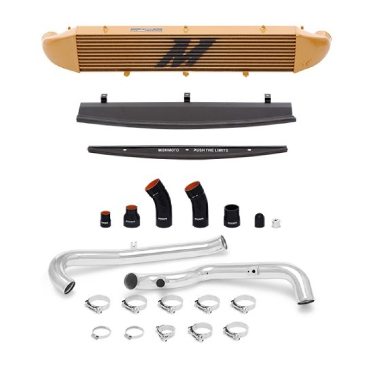 Ford Fiesta ST Intercooler Kit 2014-2019 Gold w/ Polished Pipes Mishimoto in the group Select car model / Ford / Fiesta MK7 Facelift 12-17 / Tuning / Intercooler & Pipes at DDESIGN Scandinavia AB (MMINT-FIST-14KPG)