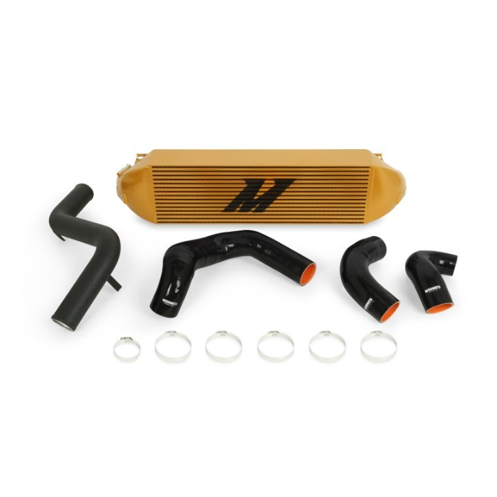 Ford Focus ST Intercooler Kit 2013-2018 Gold w/ Wrinkle Black Pipes Mishimoto in the group Select car model / Ford / Focus ST MK3 11-19 / Tuning / Intercooler & Pipes at DDESIGN Scandinavia AB (MMINT-FOST-13KBGD)