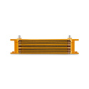 Universal -6AN 10 Row Oil Cooler Gold Mishimoto