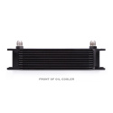 Universal 10 Row Oil Cooler, Black Mishimoto