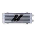 Universal Dual Pass Bar & Plate Oil Cooler Medium Silver Mishimoto