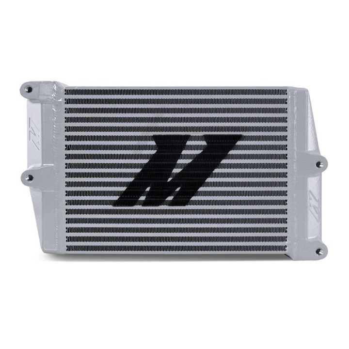 Heavy-Duty Oil Cooler 10\'\' Opposite-Side Outlets Silver Mishimoto in the group Universal products at DDESIGN Scandinavia AB (MMOC-OO-10SL)