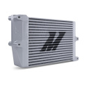 Heavy-Duty Oil Cooler 10\'\' Opposite-Side Outlets Silver Mishimoto