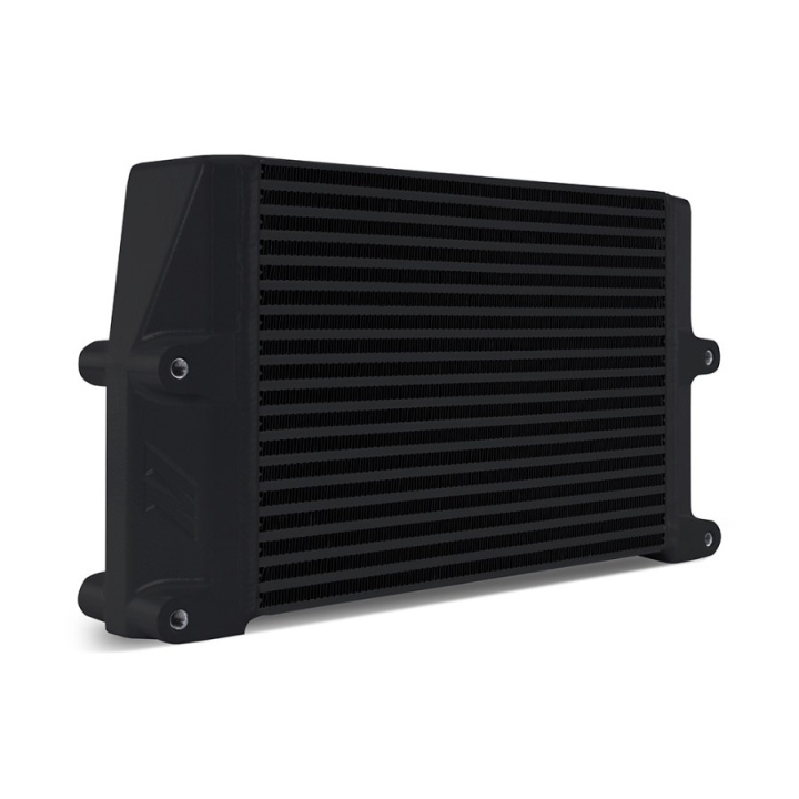 Heavy-Duty Oil Cooler 10\'\' Same-Side Outlets Black Mishimoto in the group Universal products at DDESIGN Scandinavia AB (MMOC-SSO-10BK)