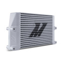 Heavy-Duty Oil Cooler 10\'\' Same-Side Outlets Silver Mishimoto