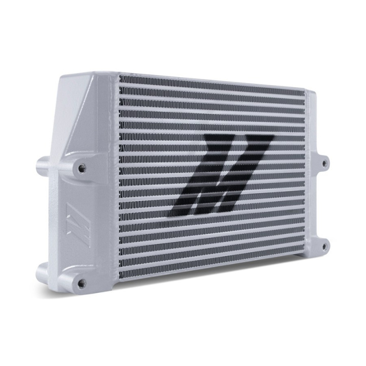 Heavy-Duty Oil Cooler 10\'\' Same-Side Outlets Silver Mishimoto in the group Universal products at DDESIGN Scandinavia AB (MMOC-SSO-10SL)
