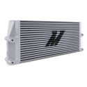 Heavy-Duty Oil Cooler 17\'\' Same-Side Outlets Silver Mishimoto