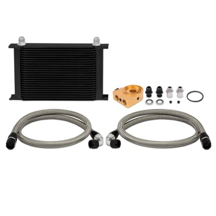 Universal Thermostatic Oil Cooler Kit, Black, 25 Row Mishimoto in the group Universal products at DDESIGN Scandinavia AB (MMOC-UHTBK)