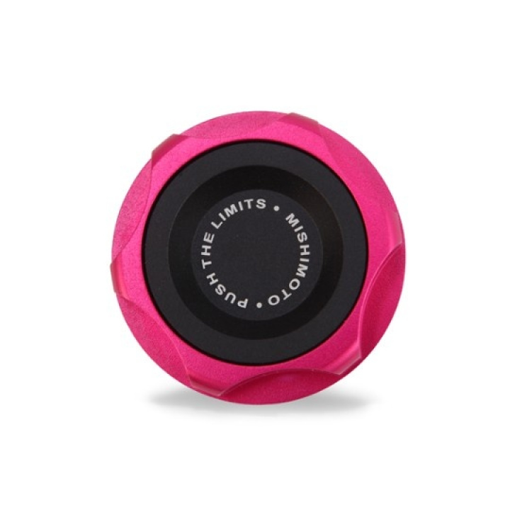 Limited Edition Subaru Oil Filler Cap, Pink Mishimoto in the group Select car model / Subaru / Impreza inkl. WRX - STI 00-07 / Tuning / Engine parts / Engine styling at DDESIGN Scandinavia AB (MMOFC-SUB-PK)