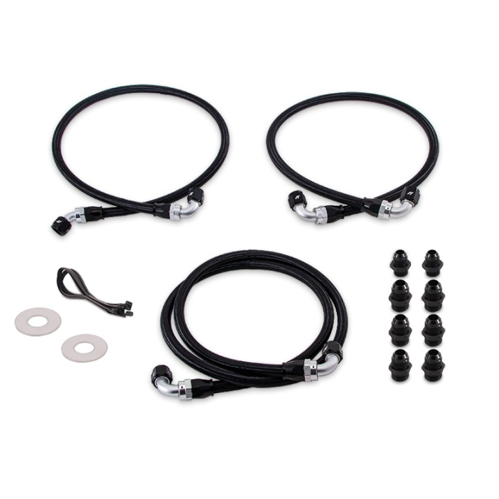 Chevrolet / GMC 6.6L Duramax LLY/LBZ/LMM Transmission Cooler Line Kit 2006-2010 Mishimoto in the group Select car model / Chevrolet / Silverado 07-13 / Tuning / Cooling & Hoses at DDESIGN Scandinavia AB (MMTCL-DMAX-06)