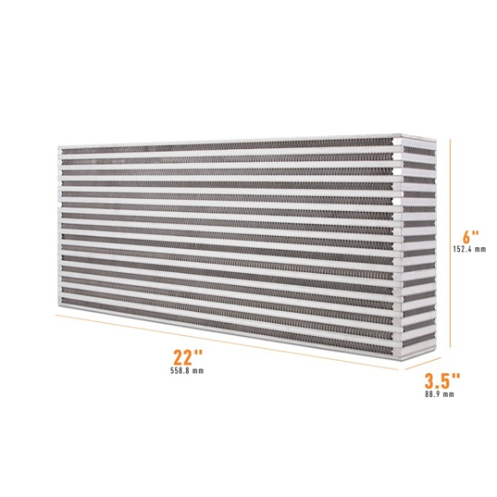 Universal Air-to-Air Race Intercooler Core 22.00\'\' x 6.00\'\' x 3.50\'\' Mishimoto in the group Tuning / Cooling / Intercooler & Pipes / Intercooler Core at DDESIGN Scandinavia AB (MMUIC-09)