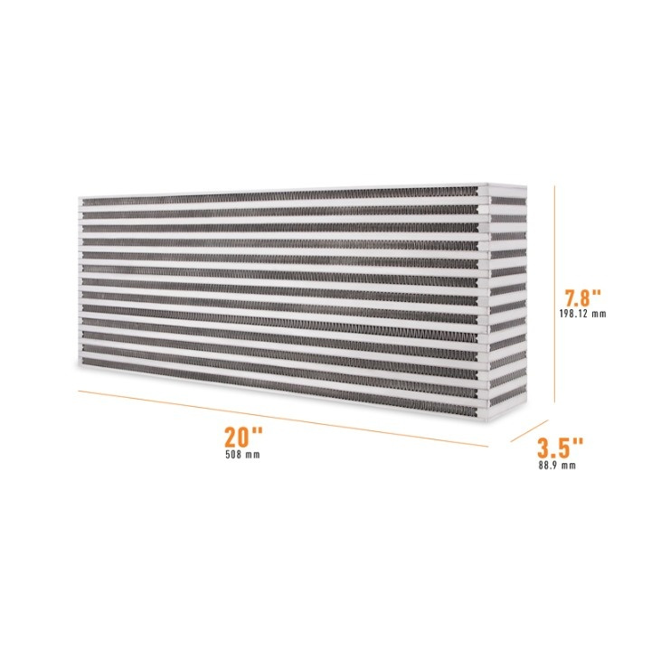Universal Air-to-Air Race Intercooler Core 20.00\'\' x 7.80\'\' x 3.50\'\' Mishimoto in the group Tuning / Cooling / Intercooler & Pipes / Intercooler Core at DDESIGN Scandinavia AB (MMUIC-14)