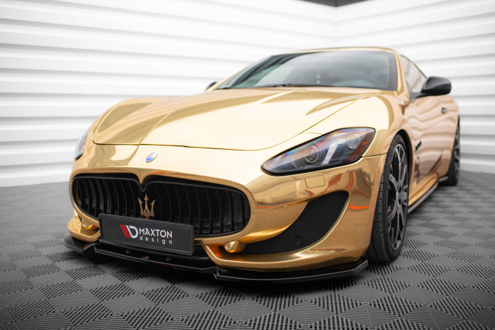 Maserati Granturismo Mk1 Facelift 2013-2018 Front Splitter V.2 Maxton Design in the group Select car model / Maserati / Granturismo at DDESIGN Scandinavia AB (MS-GT-1F-FD2G)