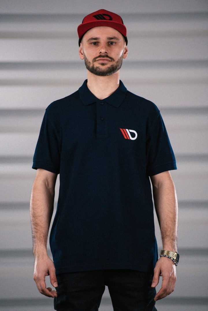 Mens Navy Blue Polo shirt Maxton Design in the group Select car model at DDESIGN Scandinavia AB (MX-POLO-NAVYBLUE-MENS-1-M)