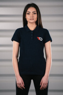Womens Navy Blue Polo shirt Maxton Design