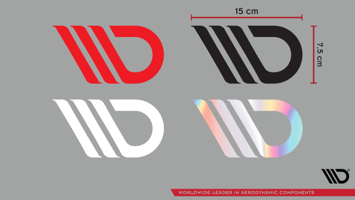 Maxton Sticker Black 01 Signet Sticker Without Inscription 15x7,5 cm black Maxton Design in the group Select car model at DDESIGN Scandinavia AB (NAK-ST-BLK-01)