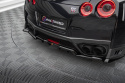 Nissan GTR R35 Facelift 2016-2022 Rear Splitter (with vertical bars) Maxton Design