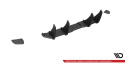 Nissan 370Z 2009-2012 Street Pro Rear Diffuser Black-Red Maxton Design