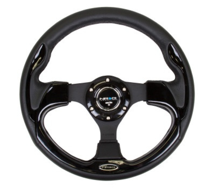 RACE STYLE- 320mm Sport Steering Wheel w/ Black Trim in the group Interior / Steering Wheels & Hubs / Sports steering wheels & Wooden steering wheels / Sport Steering Wheels at DDESIGN Scandinavia AB (NRG-RST-001BK)