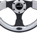 Reinforced Steering Wheel- 320mm Sport Steering Wheel w/ Silver Trim