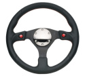 Reinforced Steering Wheel- 320mm Sport Steering Wheel w/ Dual T