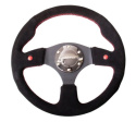 Reinforced Steering Wheel- 320mm Sport Steering Wheel w/ Suede