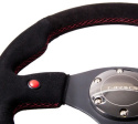 Reinforced Steering Wheel- 320mm Sport Steering Wheel w/ Suede