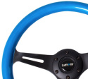 Classic Wood Grain Wheel 330mm 3 spoke center in blackBlue NRG