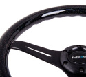 Black Sparkled Wood Grain Wheel 350mm 3 spoke center in Black NRG