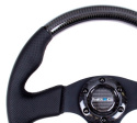CARBON FIBER STEERING WHEEL 315mm w/ BLACK STITCHING