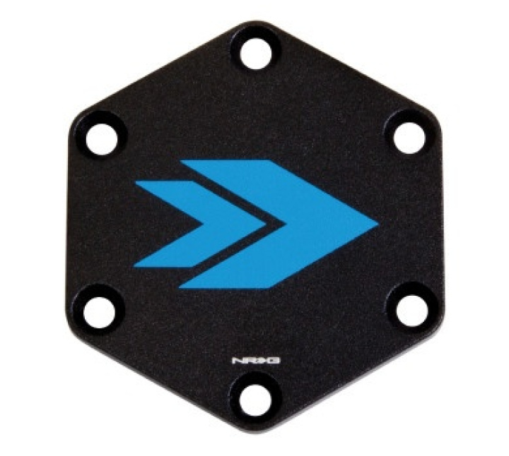 Horn Delete Plate with NRG \'\'Arrow\'\' logo in the group Interior / Steering Wheels & Hubs / Horn Buttons & Accessories at DDESIGN Scandinavia AB (NRG-STR-610BK)