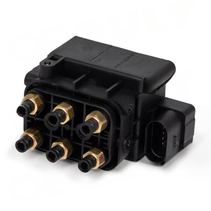 Porsche Macan 2014+ Valve Compressed-Air System Multi-way Valve OE-Cult in the group Select car model / Porsche / Macan 14+ / OE Parts at DDESIGN Scandinavia AB (OEC-P00918)