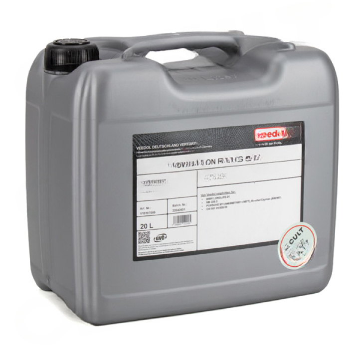 Porsche 911 (996/997) Boxster/Cayman (986/987) Engine Oil 5W50 Powertron Racing 20L Kanister OE-Cult by Veedol in the group Select car model / Porsche / 997 04-12 / OE Parts at DDESIGN Scandinavia AB (OEC-P01462)