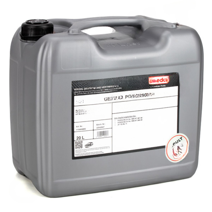 Porsche 911 2001-2020/Boxster/Cayman 2009+ Manual Transmission Oil Gear Oil PO 75W90 20L Canister OE-Cult by Veedol in the group Select car model / Porsche / 991 13-17 / OE Parts at DDESIGN Scandinavia AB (OEC-P01491)