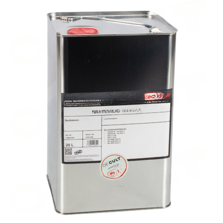 Porsche Various Models Brake Fluid DOT 4 LV 20L Canister OE-Cult by Veedol in the group Select car model / Porsche / Macan 14+ / OE Parts at DDESIGN Scandinavia AB (OEC-P01509)