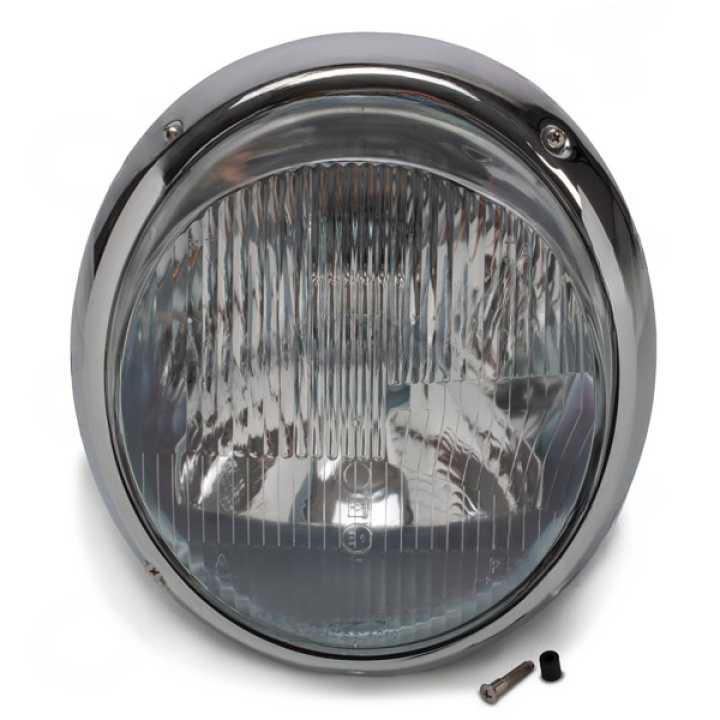 Porsche 911/912 1966-1971 H1/H1 Headlight Halogen Chrome OE-Cult in the group Select car model / Porsche / Older models / OE Parts at DDESIGN Scandinavia AB (OEC-P01778)
