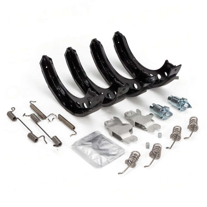 Porsche 911 (997) Up to 2008/Boxster/Cayenne (987) Up to 2008 Parking Brake Shoe Set with Accessories OE-Cult in the group Select car model / Porsche / 997 04-12 / OE Parts at DDESIGN Scandinavia AB (OEC-P01890)