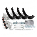 Porsche Boxster 2.5/2.7 (986) 1997-2004 Brake Shoe Set Parking Brake with Accessories OE-Cult