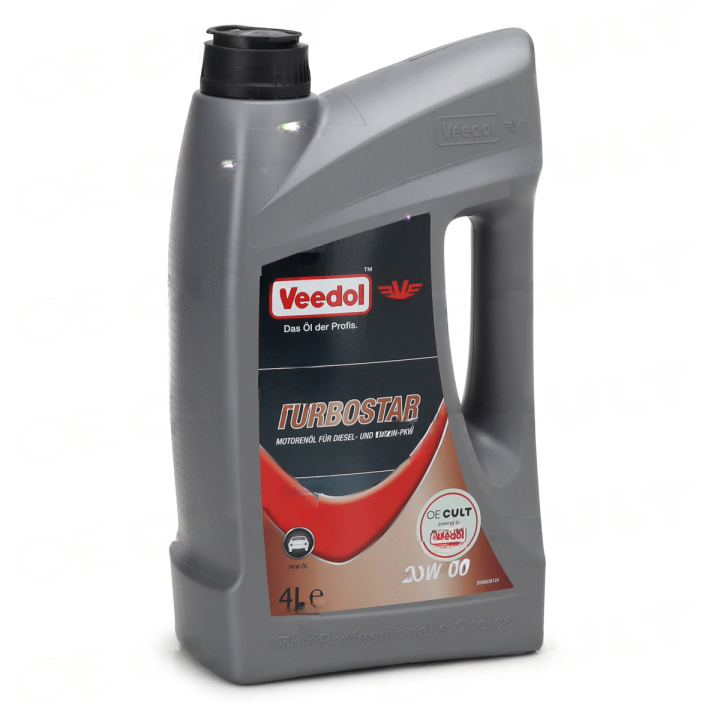 Porsche 356/911 1965-1977/914 Engine Oil 20W50 Turbostar 4L Bottle OE-Cult by Veedol in the group Select car model / Porsche / Older models / OE Parts at DDESIGN Scandinavia AB (OEC-P02038)